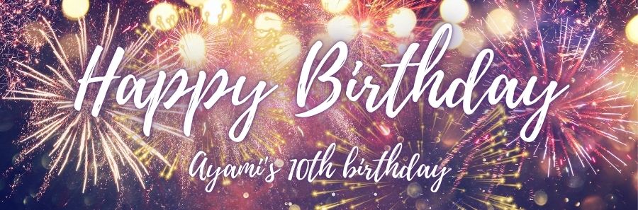 イベントタイトル用横断幕の例