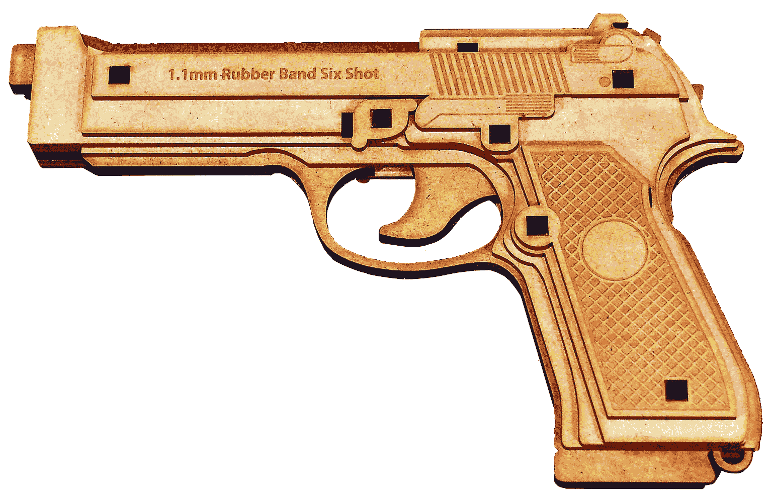 木銃 【くらふと宮野】【木工】販売中の木のゴム銃キットの作り方【